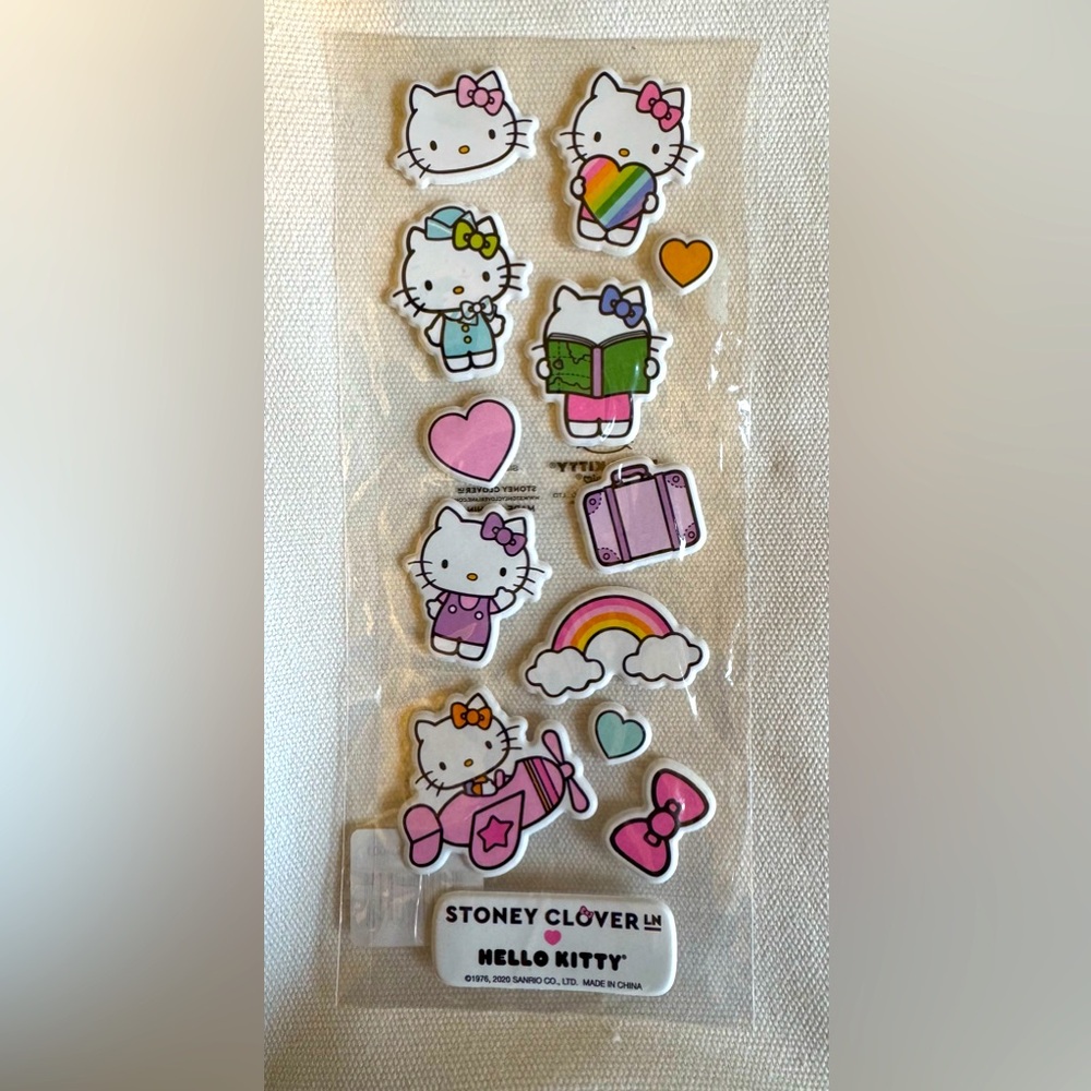 Stoney Clover Hello Kitty stickers. New.